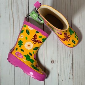 ☔️🔥Kid Made Modern Kids Butterfly Rain Boots☔️